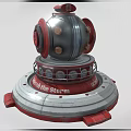 Sci-fi Turret Sci-fi Turret Sci-fi Cannon Sci-fi Cannon Future Weapon High-tech Low Face Number Low Model Simple Model Game Movie and TV Level Super Realistic 3d model