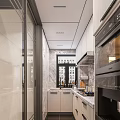 Modern Light Luxury Bathroom With Marble Tiles Dry Wet Separation And Smart Toilet Interior Design