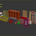 Modern Entryway Cabinet and Sideboard with Spacious Storage Drawers and Display Shelves