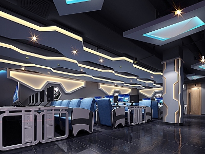 Modern Internet Cafes model