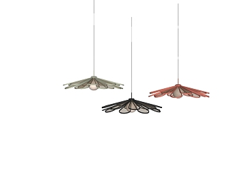 Modern chandelier 3d model