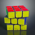 Colorful Stackable Cube Furniture With Red Yellow Green Blue Modern Design