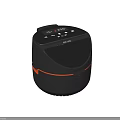 Modern Kitchen Appliances INNOV Air Fryers With Black And Orange Design Digital Control Panel