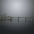 Rustic Wooden Fence With Gate Horizontal Railings And Natural Wood Design Structure
