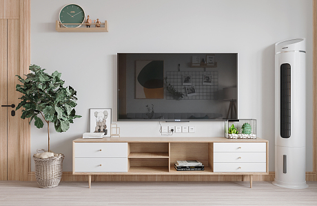 Nordic TV cabinet 3d model