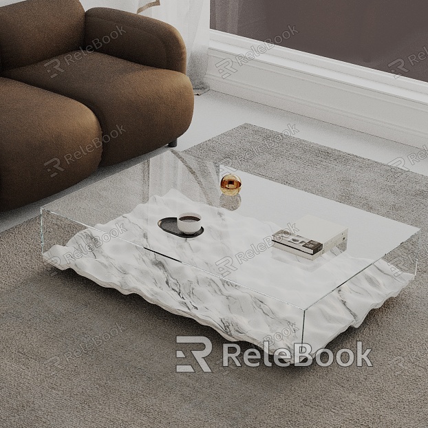 Modern coffee table model