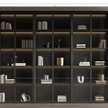 Modern Bookcase Books Ornaments Books 3d model