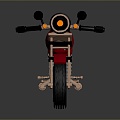 Motorcycle Two-wheeled Motorcycle Cross-country Motorcycle Road Race Motorcycle Motor Vehicle Transport 3d model