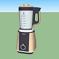 Modern Kitchen Appliances Two Blenders With Transparent Jars Black Bases Handles