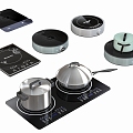 induction cooker 3d model