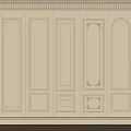 Elegant Decorative Wall Paneling With Ornate Carved Details And Classic Design For Interior Walls
