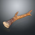 Natural Handmade Antler Shaped Decorative Household Item With Brown Wooden Texture And Smooth Finish