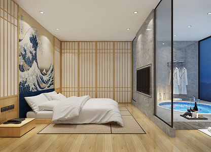 Japanese Guest Room 3d model