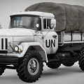 UN Marked Heavy Duty Six Wheel Functional Cargo Truck With Cover