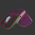 Modern Black Ergonomic Wireless Mouse With Logitech Design And Rechargeable Feature