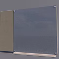 Modern Decorative Wall Paneling With Glass Front And Wood Frame For Home Interior Design