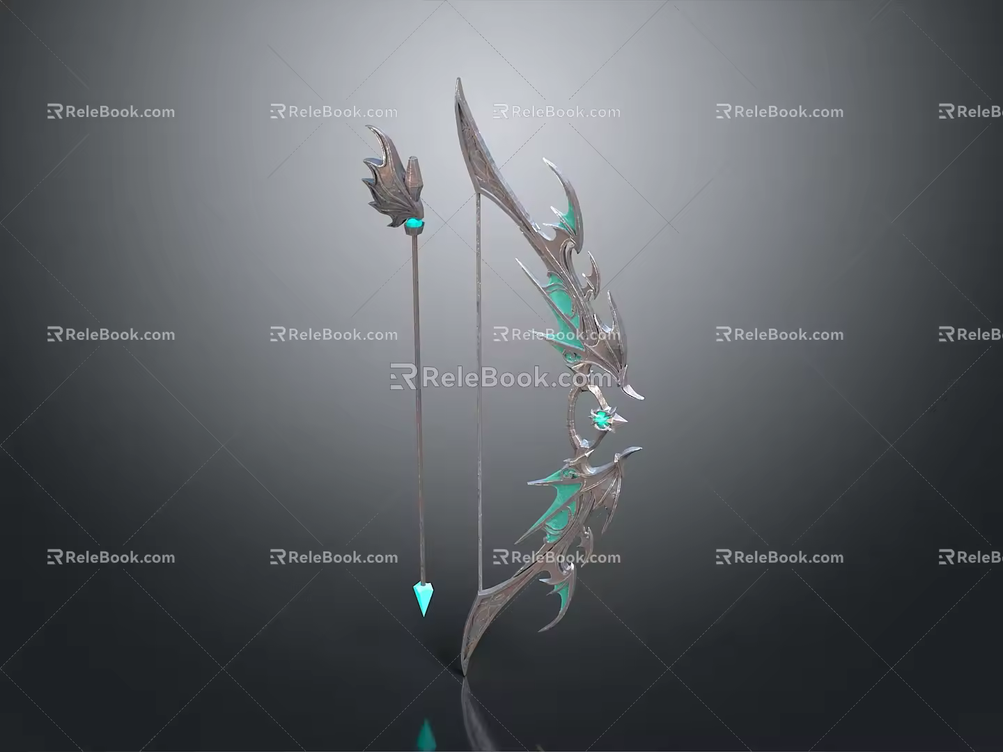 Crossbow Mechanical Crossbow Shift Bow and Arrow Shoot Far Equipment Weapons High-tech Crossbow 3d model