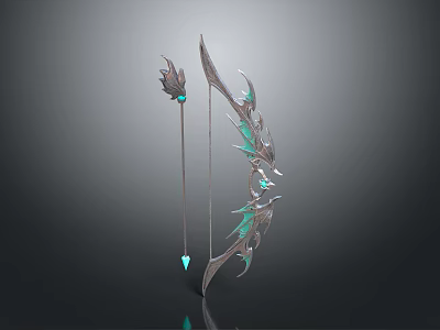 Crossbow Mechanical Crossbow Shift Bow and Arrow Shoot Far Equipment Weapons High-tech Crossbow 3d model