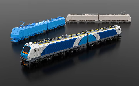 Locomotive Head Locomotive Head BKG -1 Electric Locomotive Made in China North Locomotive Group Belarus Railway Transportation Decoration Simulation 3d model
