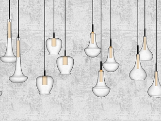 Modern Chandelier Simple Chandelier 3d model