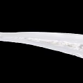 Garden Landscape Decorative White Fabric Strips With Stitches And Folds