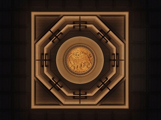 New Chinese-style Ceiling Chinese-style Ceiling 3d model