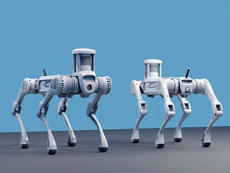 Robot Dog Yushu Technology Robot Dog Animal Robot Pet Robot 3d model