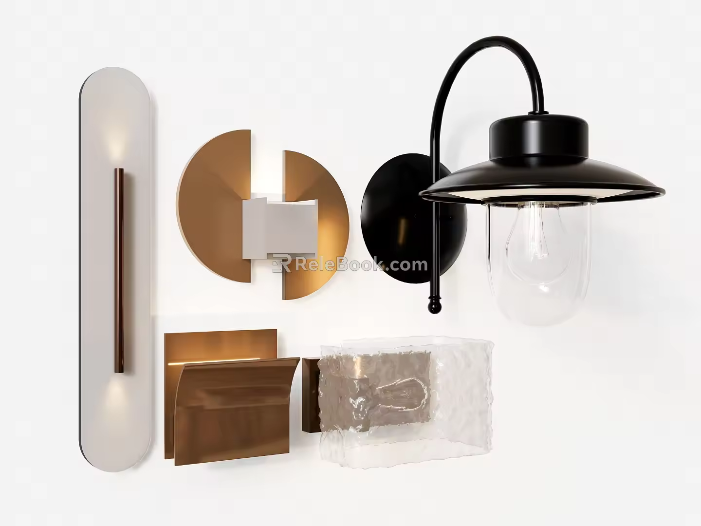 Wall lamp decorative lamp working condition lamp outdoor lamp 3d model