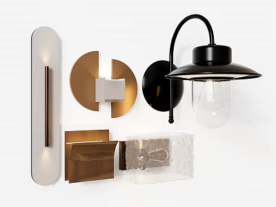 Wall lamp decorative lamp working condition lamp outdoor lamp 3d model