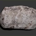 Natural Wood Stone Material Block with Rough Surface and Natural Texture in Brown Red Tone