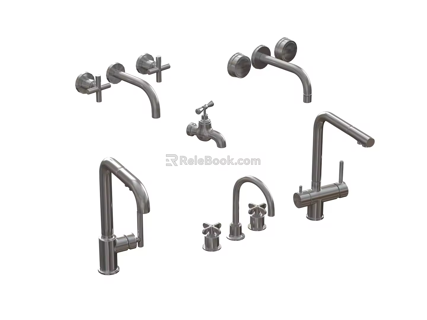 Modern faucet 3d model