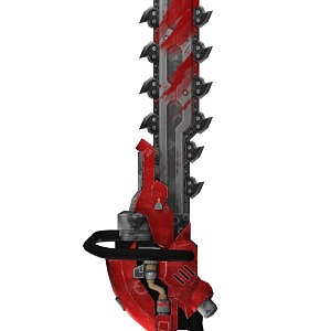 chainsaw logging tool cutting machine 3d model