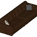 Middle-style multiplayer sofa 3d model
