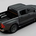 Gray Toyota Pickup Truck Exterior Design