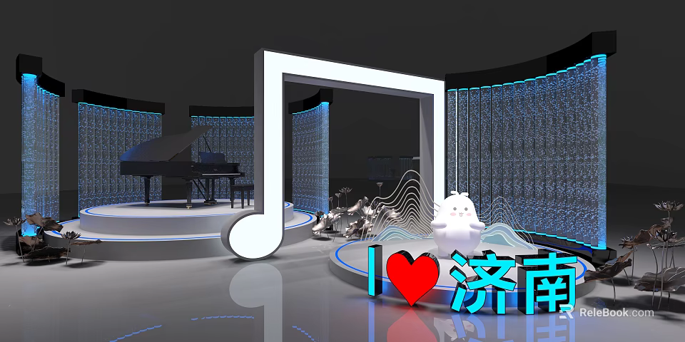 Modern Airport Terminal With Open Layout And Advanced Passenger Facilities 3d model 