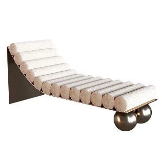 Modern recliner 3d model