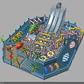 Kids Playground Equipment With Ball Pit Slides And Colorful Interactive Structures