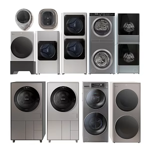 Modern washing machine 3d model