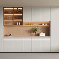 Wine Cabinet Sideboard 3d model