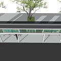 modern platform bus platform 3d model