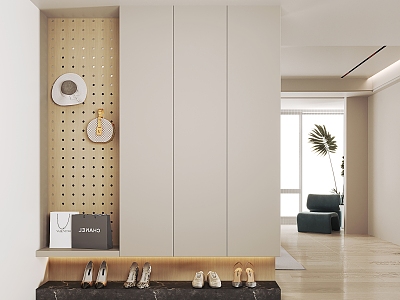 Modern Entrance Shoe Cabinet model