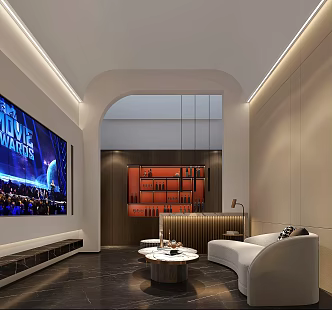 family kvt video room 3d model