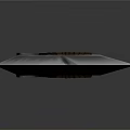 Tactical Weapon With Sharp Metal Holed Blade And Wooden Handle Design