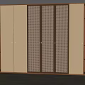 Middle style wardrobe 3d model