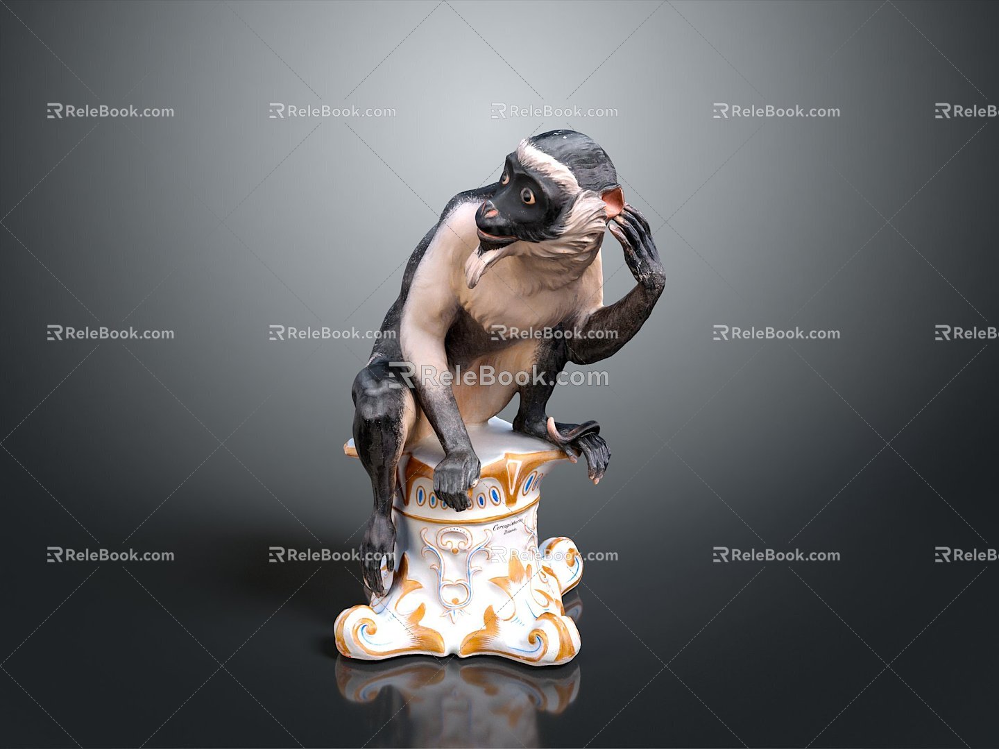 Monkey Monkey Cartoon Monkey Anime Monkey Stylized Monkey Fantasy Style Monkey Toy 3d model