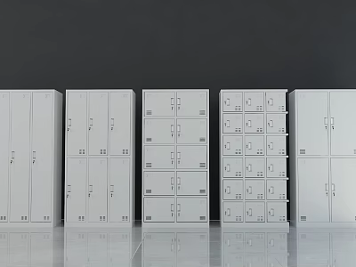 Modern locker 3d model