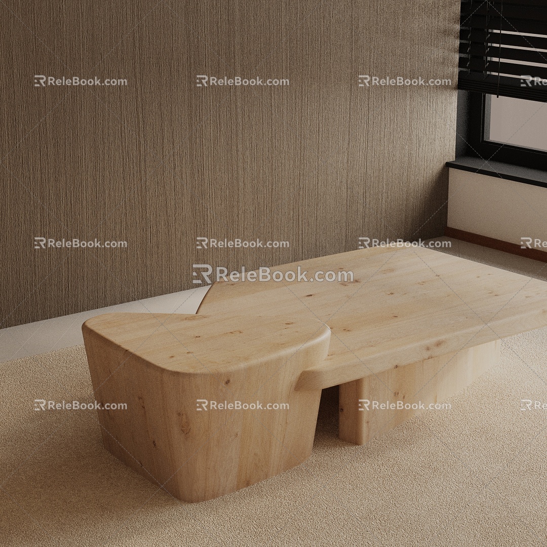 Modern coffee table 3d model