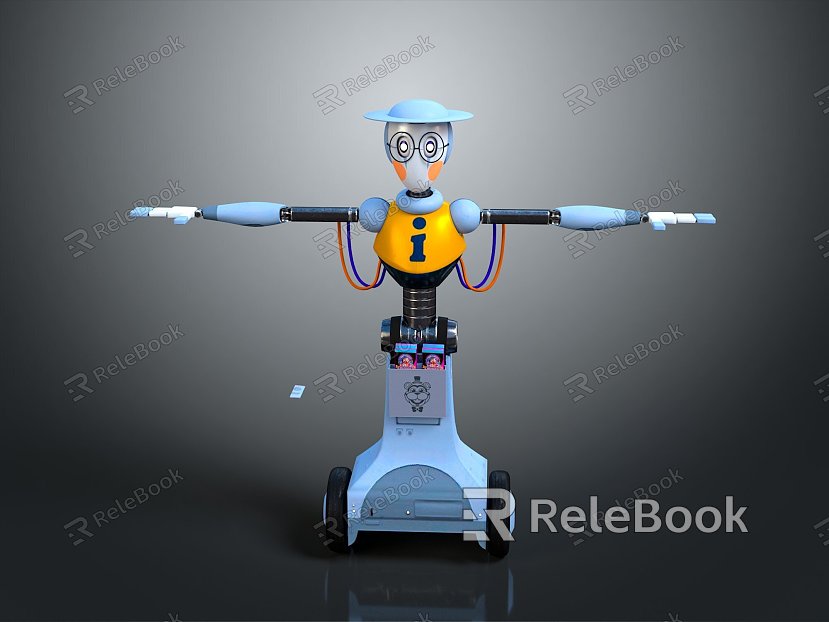 Industrial Robot Single Wheel Robot Double Wheel Robot Robot Robot Assistant Small Robot model