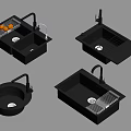 Stainless Steel Kitchen Sinks With Various Designs Drain Boards And Fruit Holders