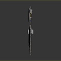 Ancient weapons Cold weapons Medieval items Medieval weapons Swords, spears, halberds, axe hooks 3d model